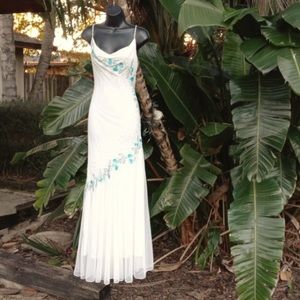 Xscape by Joanna chen beaded gown - vintage y2k dress